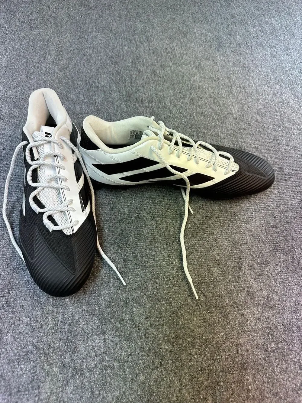 Adidas Freak Football Cleats Men’s Size 13.5 US EU 48 Black White Spikes